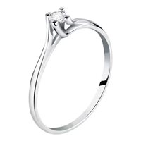 Anello Promesse Donna in Oro bianco Diamante TH1204